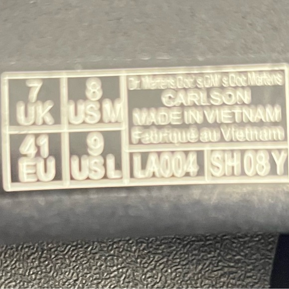 Dr. Martens Black Clogs with Yellow Stitching - Picture 5 of 9